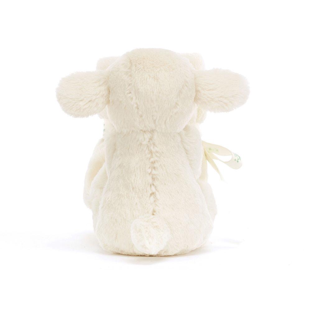 Jellycat Bashful Lamb Soother 15cm x 34cm x 34cm Baby & Books Weiß | Deutschland  043-UEALSP