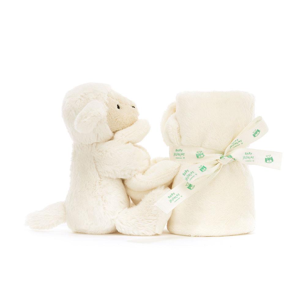 Jellycat Bashful Lamb Soother 15cm x 34cm x 34cm Baby & Books Weiß | Deutschland  054-NUIQKA