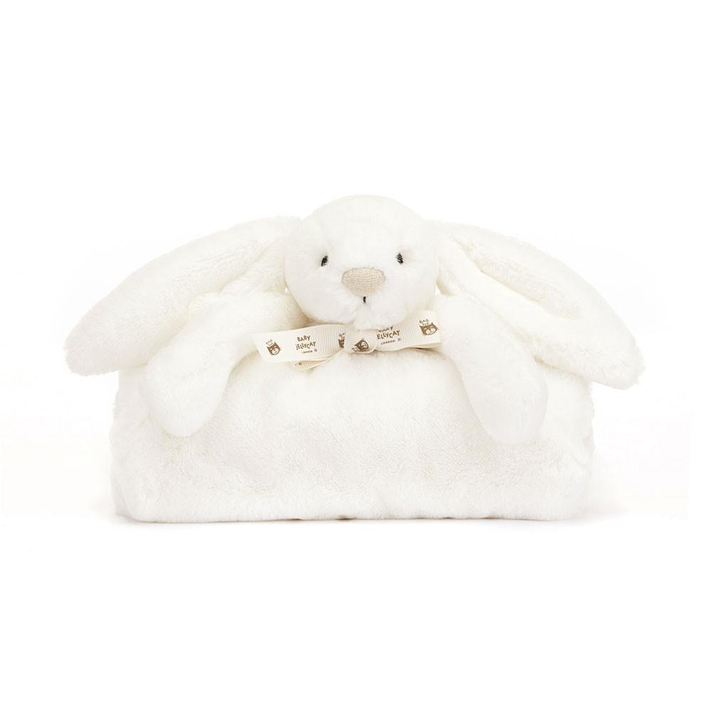 Jellycat Bashful Luxe Bunny Blankie 56cm x 70cm x 9cm Baby & Books Weiß | Deutschland  823-WLSPJH