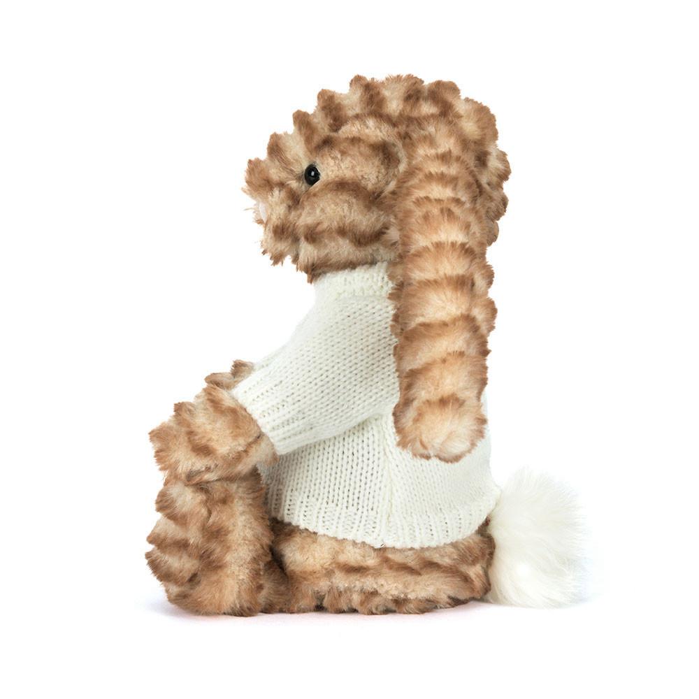 Jellycat Bashful Luxe Bunny Juniper with Personalised Cream Jumper 31cm x 12cm x 9cm Discover Braun | Deutschland  498-QVSORF