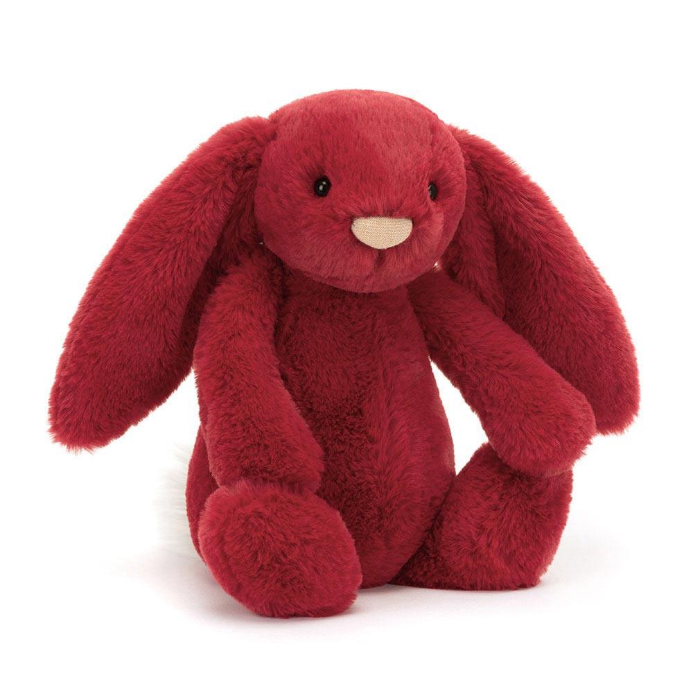 Jellycat Bashful Luxe Bunny Scarlett 31cm x 12cm x 9cm Animals Rot | Deutschland  269-LFPUGV