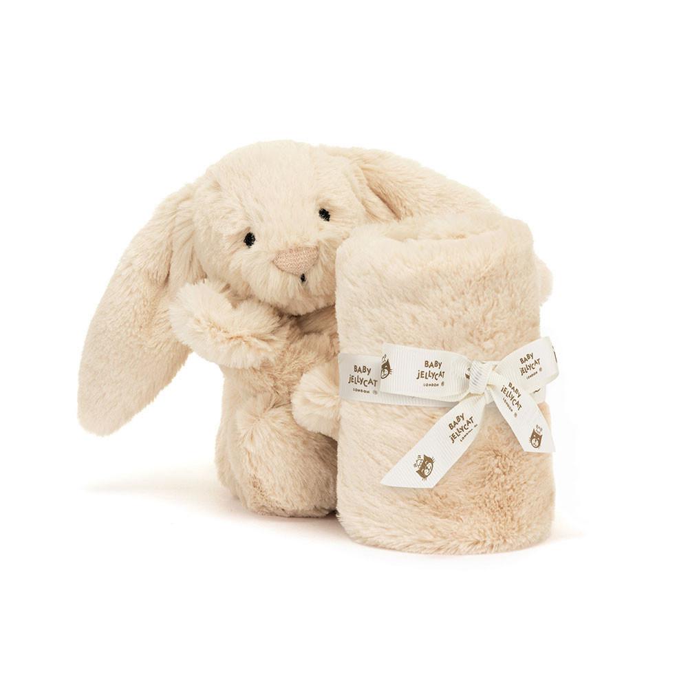 Jellycat Bashful Luxe Bunny Soother 15cm x 34cm x 34cm Baby & Books Weiß | Deutschland  503-RIQPUS