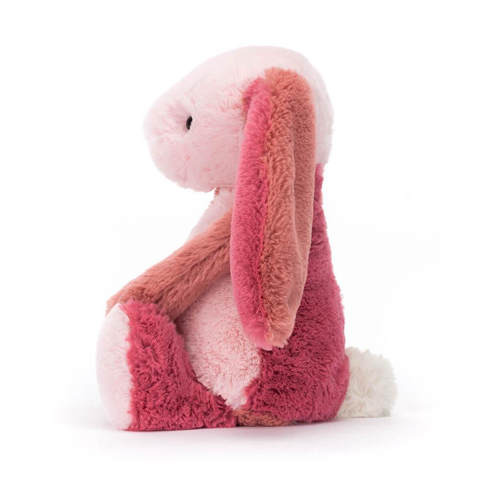 Jellycat Bashful Patchwork Coralia Bunny 31cm x 12cm x 9cm Animals Rosa | Deutschland  625-RCQAJG