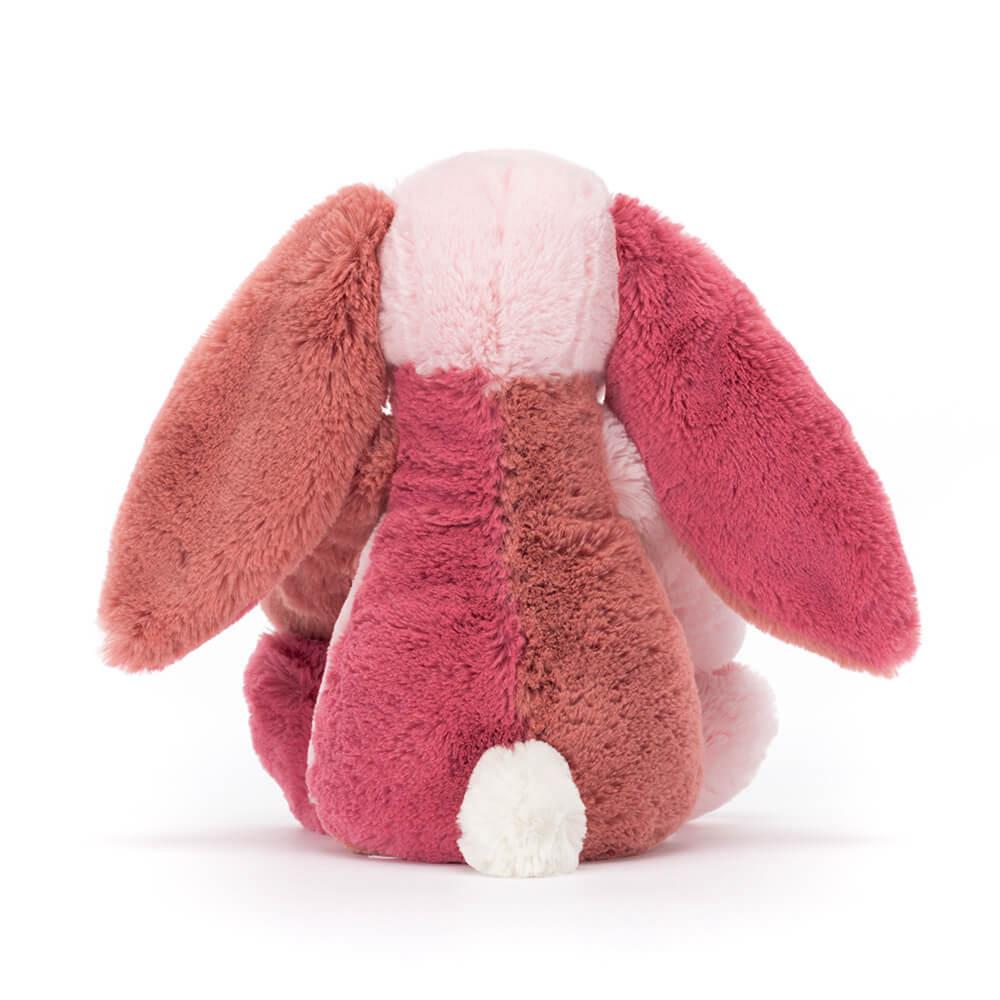 Jellycat Bashful Patchwork Coralia Bunny 31cm x 12cm x 9cm Animals Rosa | Deutschland  625-RCQAJG