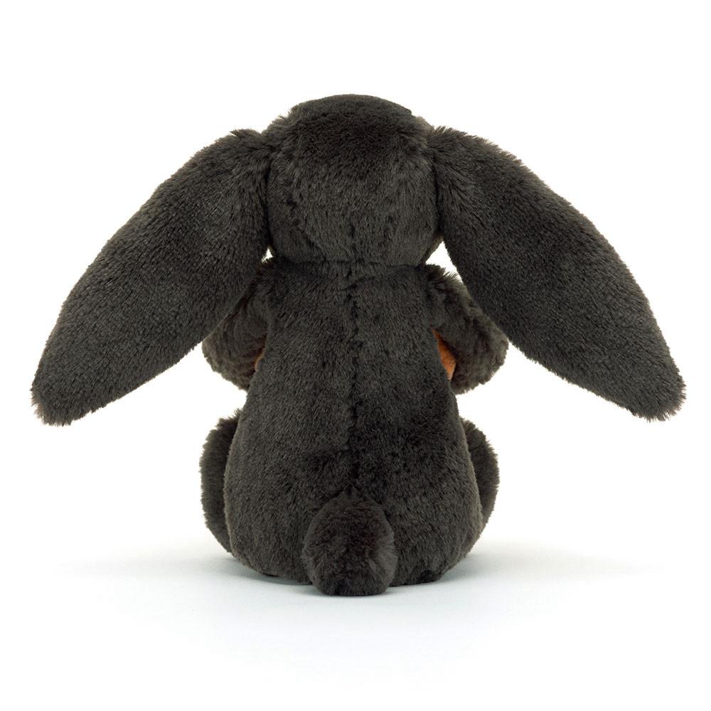 Jellycat Bashful Pumpkin Bunny 31cm x 12cm x 9cm Animals Schwarz | Deutschland  841-WJQBKG
