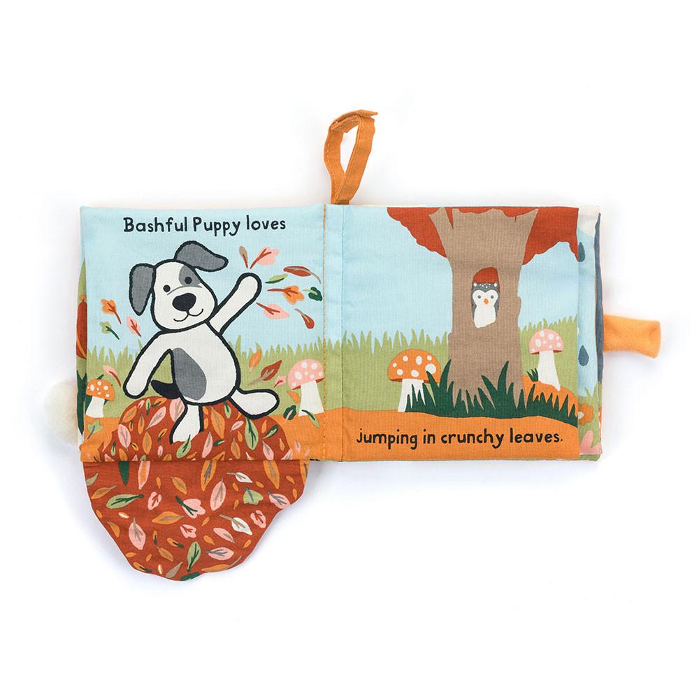 Jellycat Bashful Puppy Loves You Book 15cm x 15cm x 5cm Baby & Books Weiß | Deutschland  379-NZWFAT