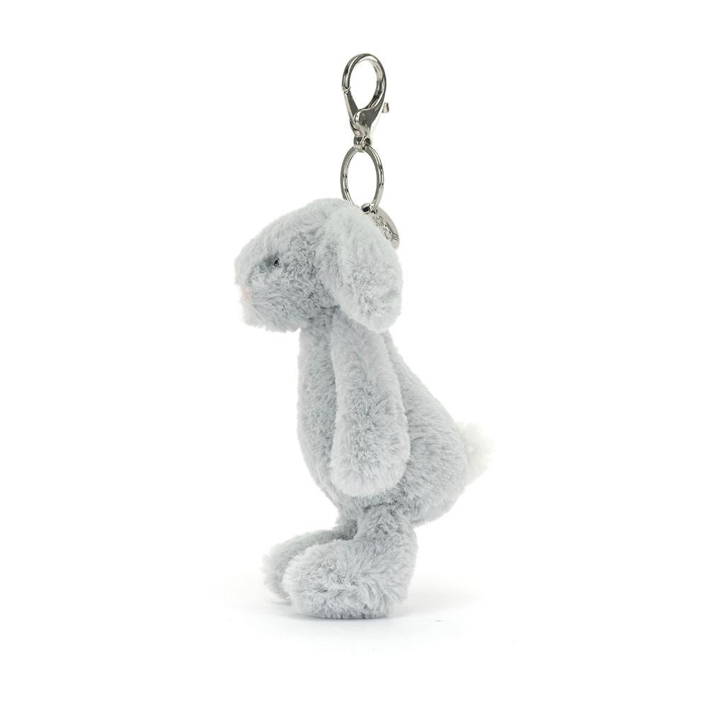 Jellycat Bashful Silver Bunny 15cm x 4cm x 3cm Bag Charm Grau | Deutschland  526-UOLEFQ