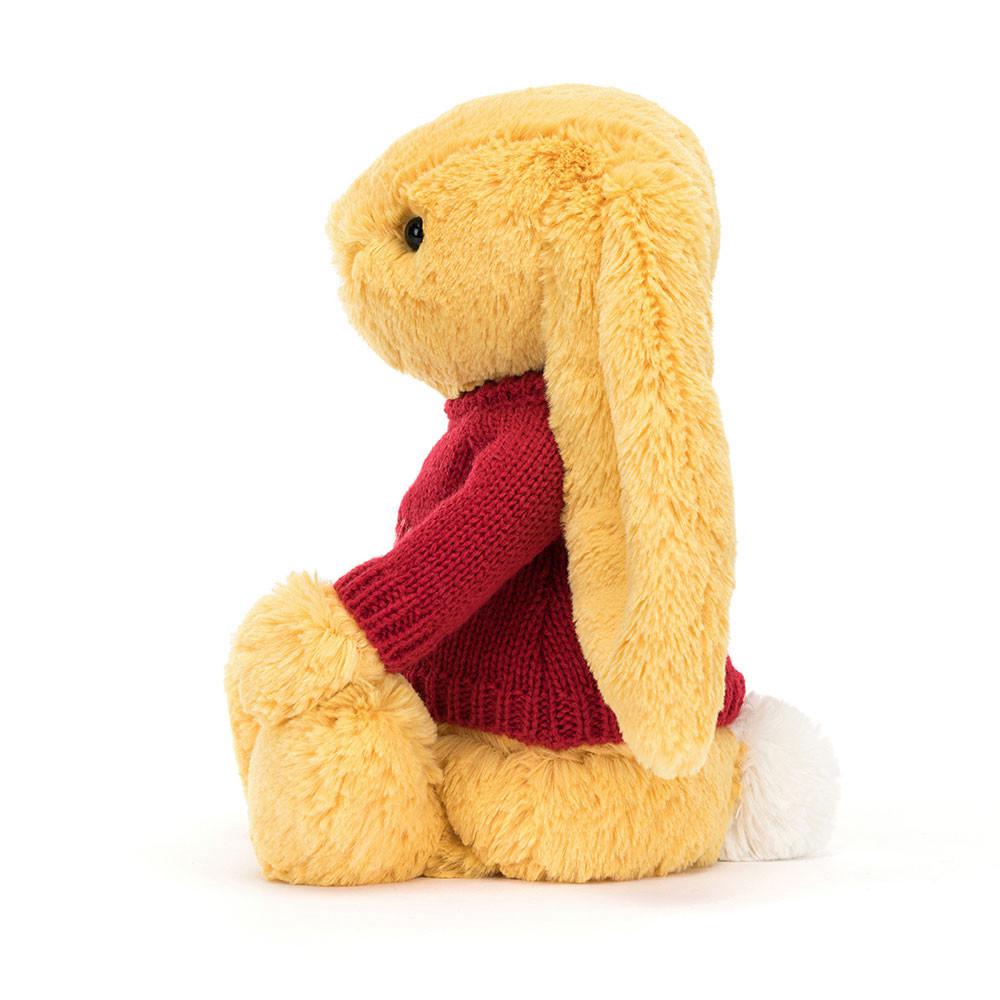 Jellycat Bashful Sunshine Bunny with Personalised Jumper 31cm x 12cm x 9cm Discover Gelb | Deutschland  491-YUIOKS