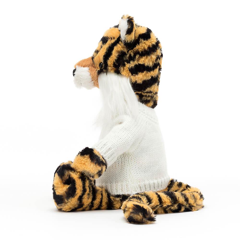 Jellycat Bashful Tiger with Personalised Cream Jumper 31cm x 12cm x 9cm Discover Gelb | Deutschland  471-MZOQYG