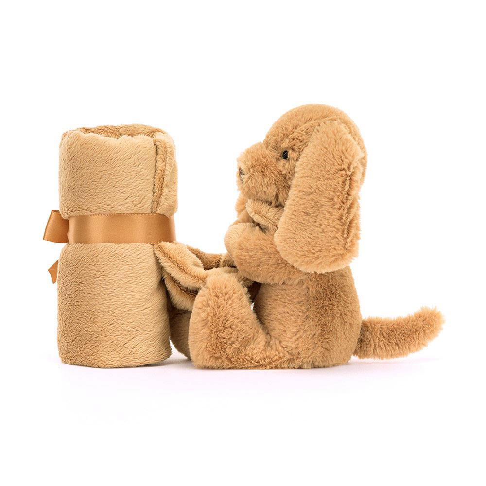 Jellycat Bashful Toffee Puppy Soother 15cm x 34cm x 34cm Baby & Books Braun | Deutschland  026-HGNDQX