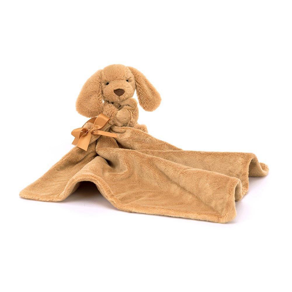 Jellycat Bashful Toffee Puppy Soother 15cm x 34cm x 34cm Baby & Books Braun | Deutschland  026-HGNDQX