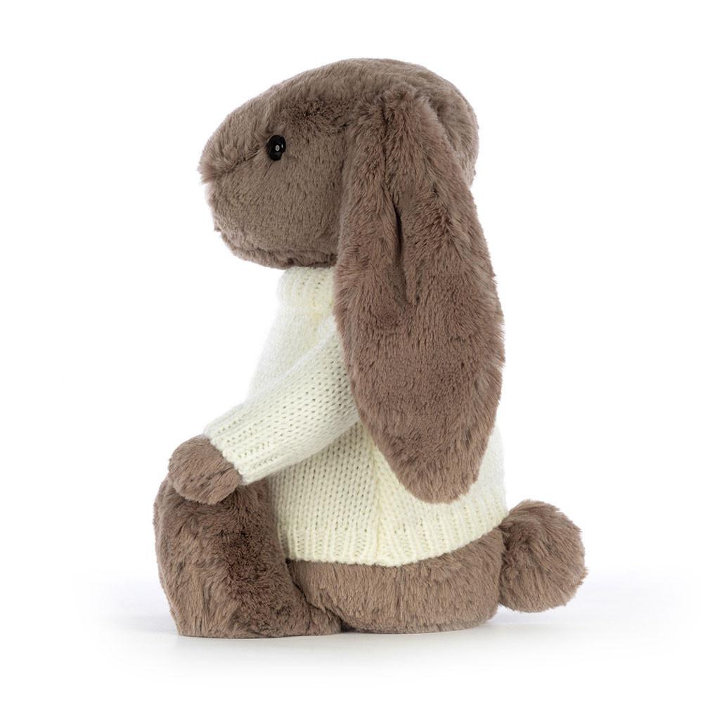Jellycat Bashful Truffle Bunny with Personalised Cream Jumper 31cm x 12cm x 9cm Discover Braun | Deutschland  978-QSFJMH