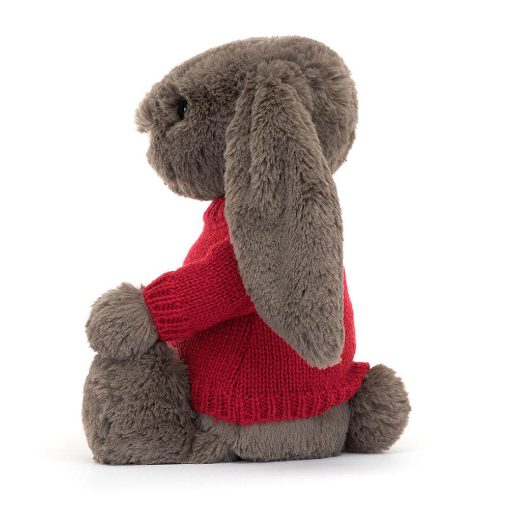 Jellycat Bashful Truffle Bunny with Personalised Jumper 31cm x 12cm x 9cm Discover Braun | Deutschland  793-GPQEWM