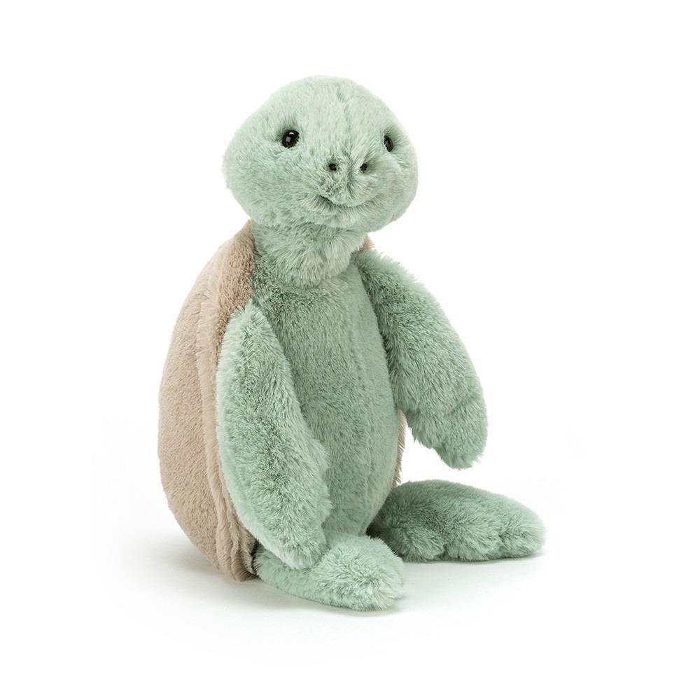 Jellycat Bashful Turtle 31cm x 12cm x 9cm Animals Grün | Deutschland  362-INWUTC