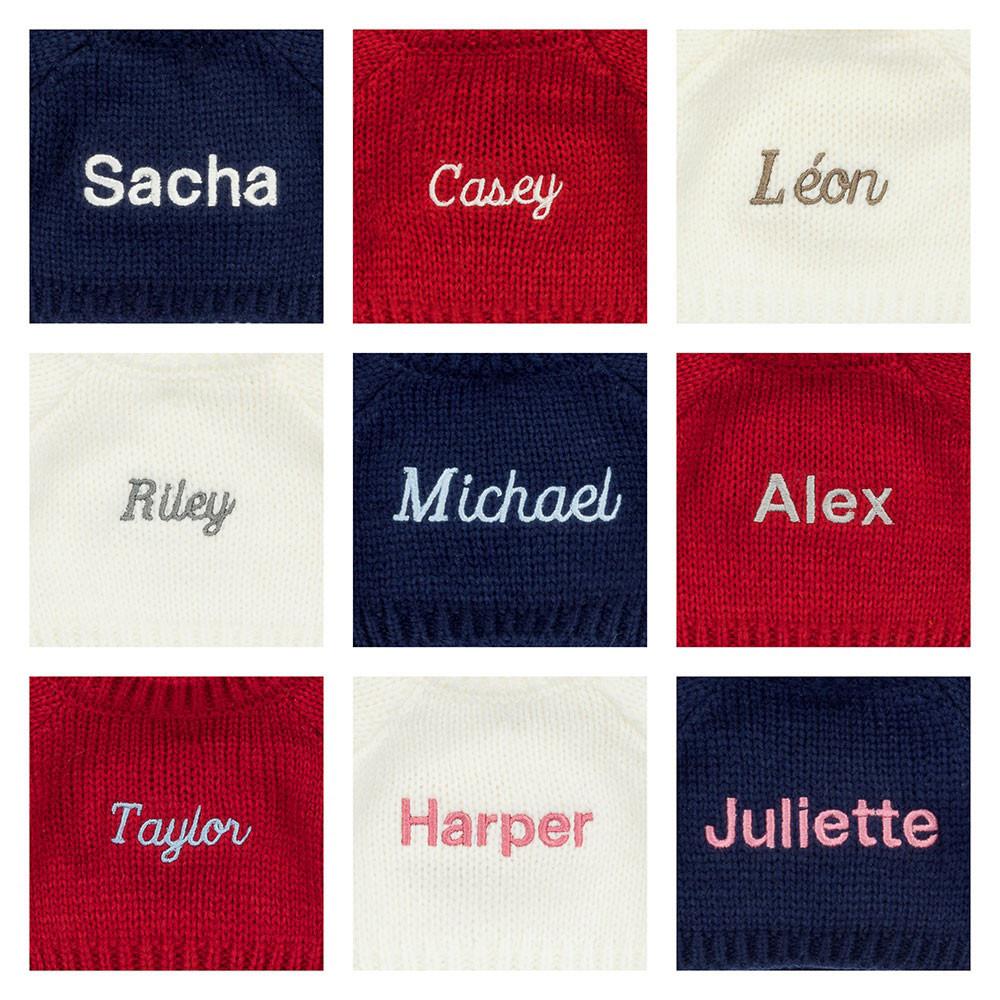Jellycat Bashful Viola Bunny with Personalised Navy Jumper 31cm x 12cm x 9cm Discover Lila | Deutschland  708-OFDZUJ