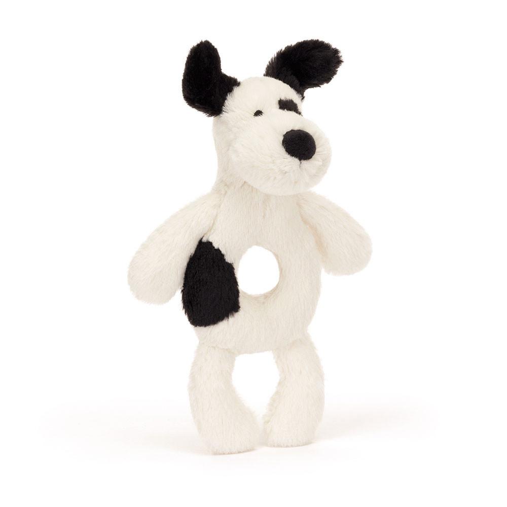 Jellycat Bashful & Cream Puppy Ring Rattle 18cm x 8cm x 2cm Baby & Books Weiß | Deutschland  895-BEANRH