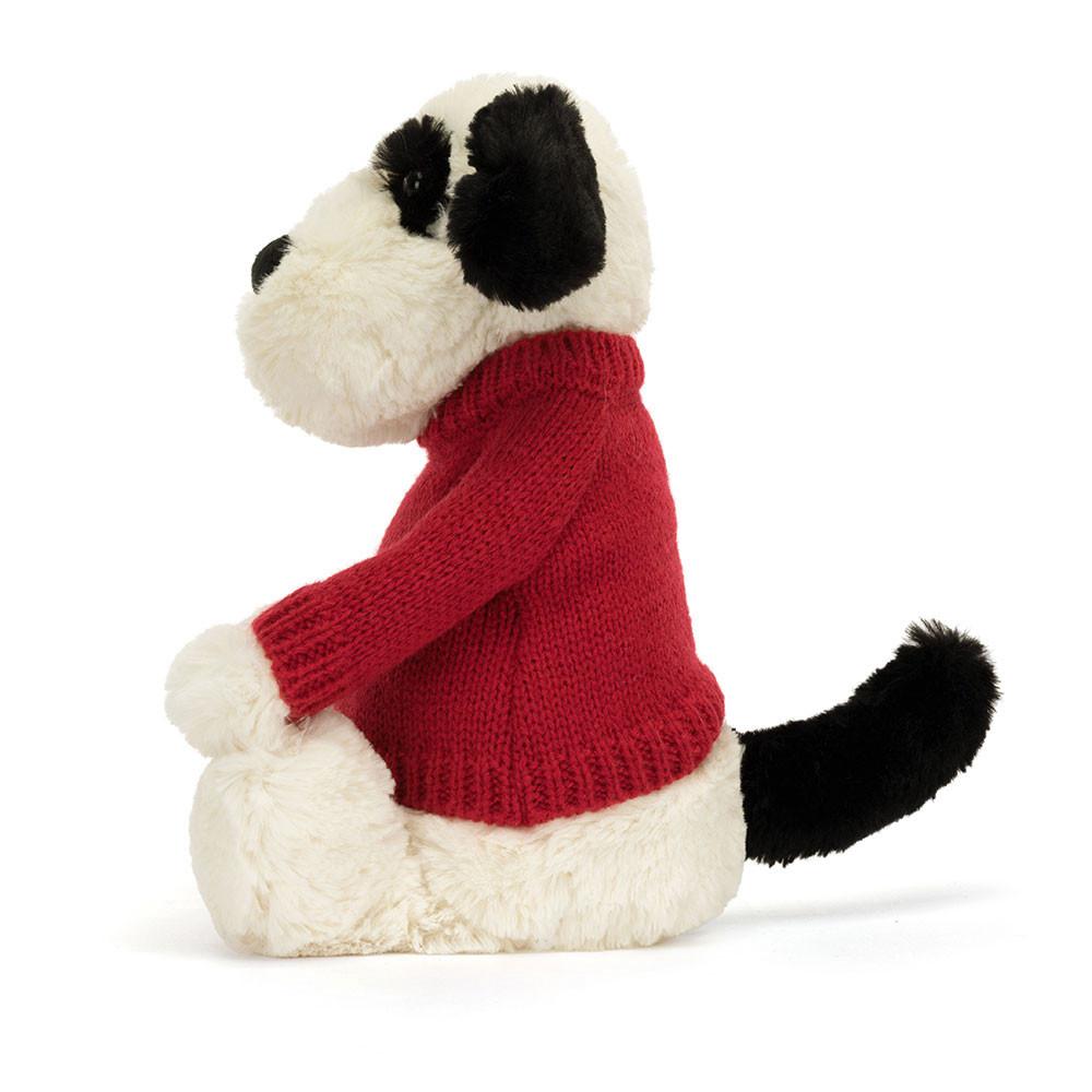 Jellycat Bashful & Cream Puppy with Personalised Jumper 31cm x 12cm x 9cm Baby & Books Weiß | Deutschland  471-JGMPWT