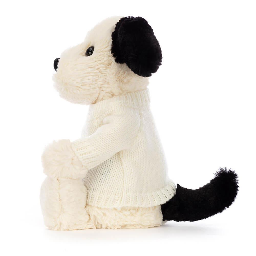 Jellycat Bashful & Cream Puppy with Personalised Cream Jumper 31cm x 12cm x 9cm Baby & Books Weiß | Deutschland  068-WVDECB