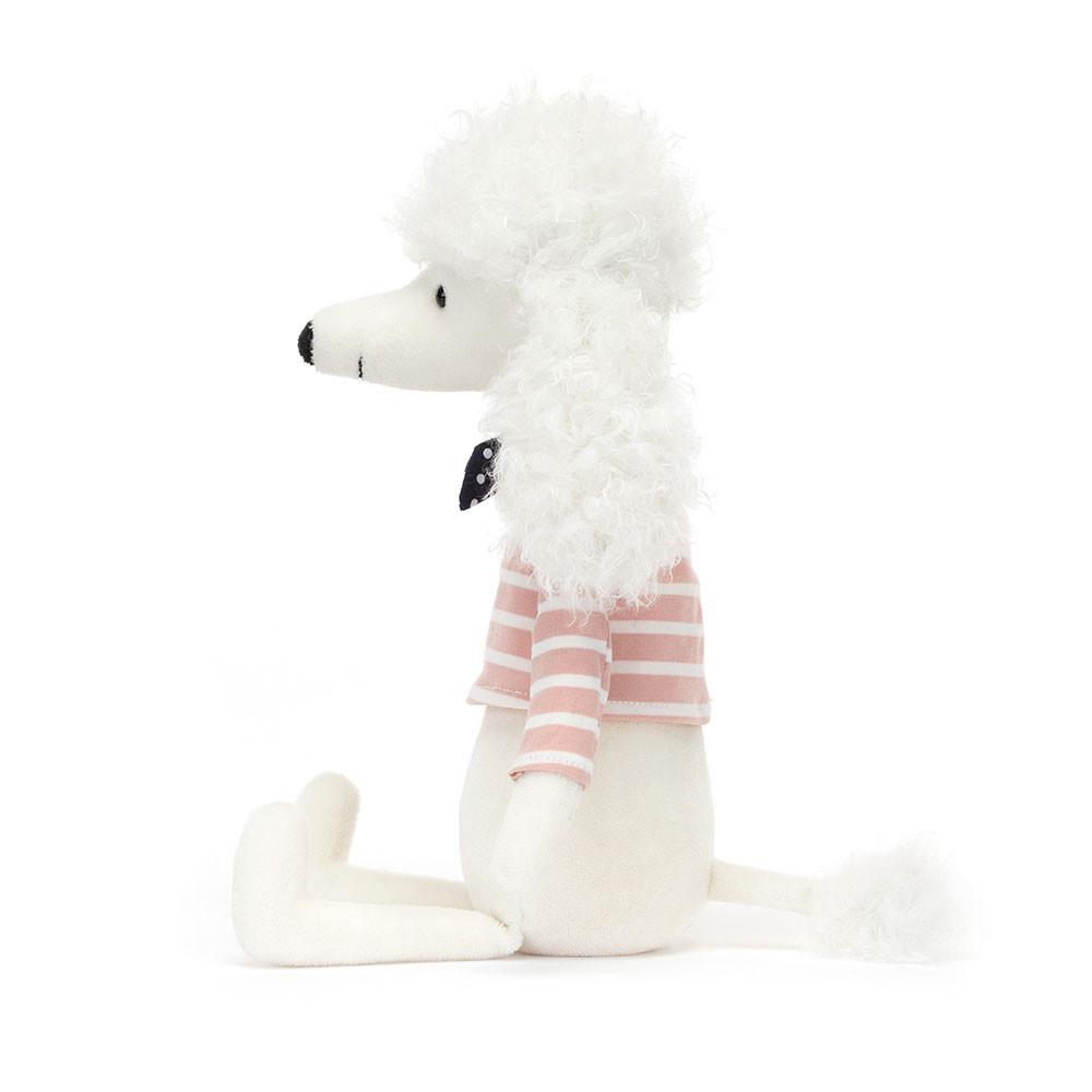 Jellycat Beatnik Buddy Poodle 11.8in x 2.8in x 2in Animals Weiß | Deutschland  276-ENOQWP