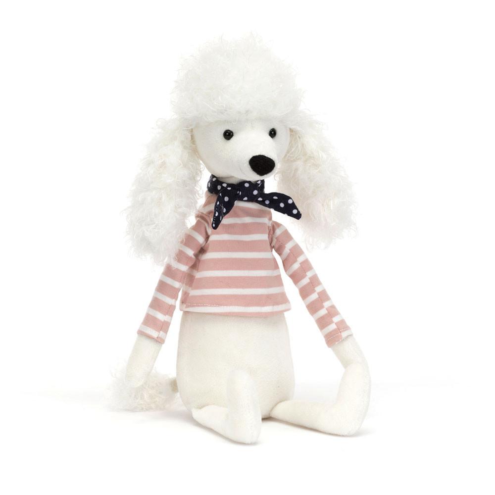 Jellycat Beatnik Buddy Poodle 11.8in x 2.8in x 2in Animals Weiß | Deutschland  276-ENOQWP