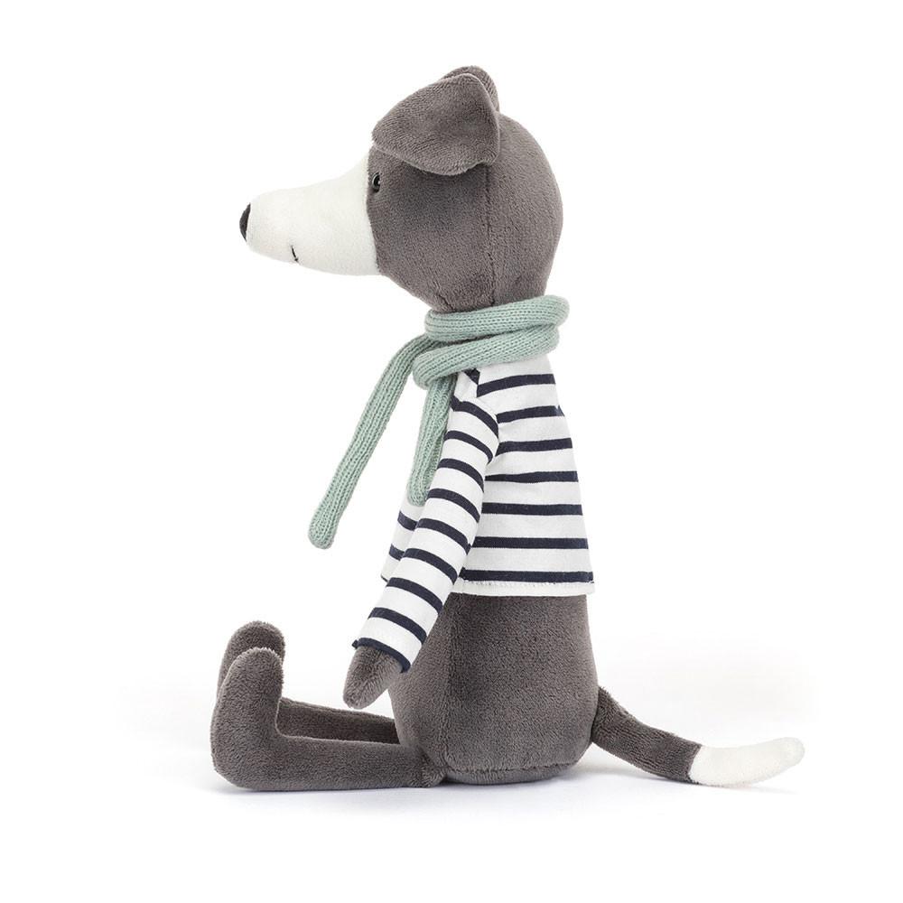 Jellycat Beatnik Buddy Whippet 11.8in x 2.8in x 2in Animals Grau | Deutschland  937-WFPDGX
