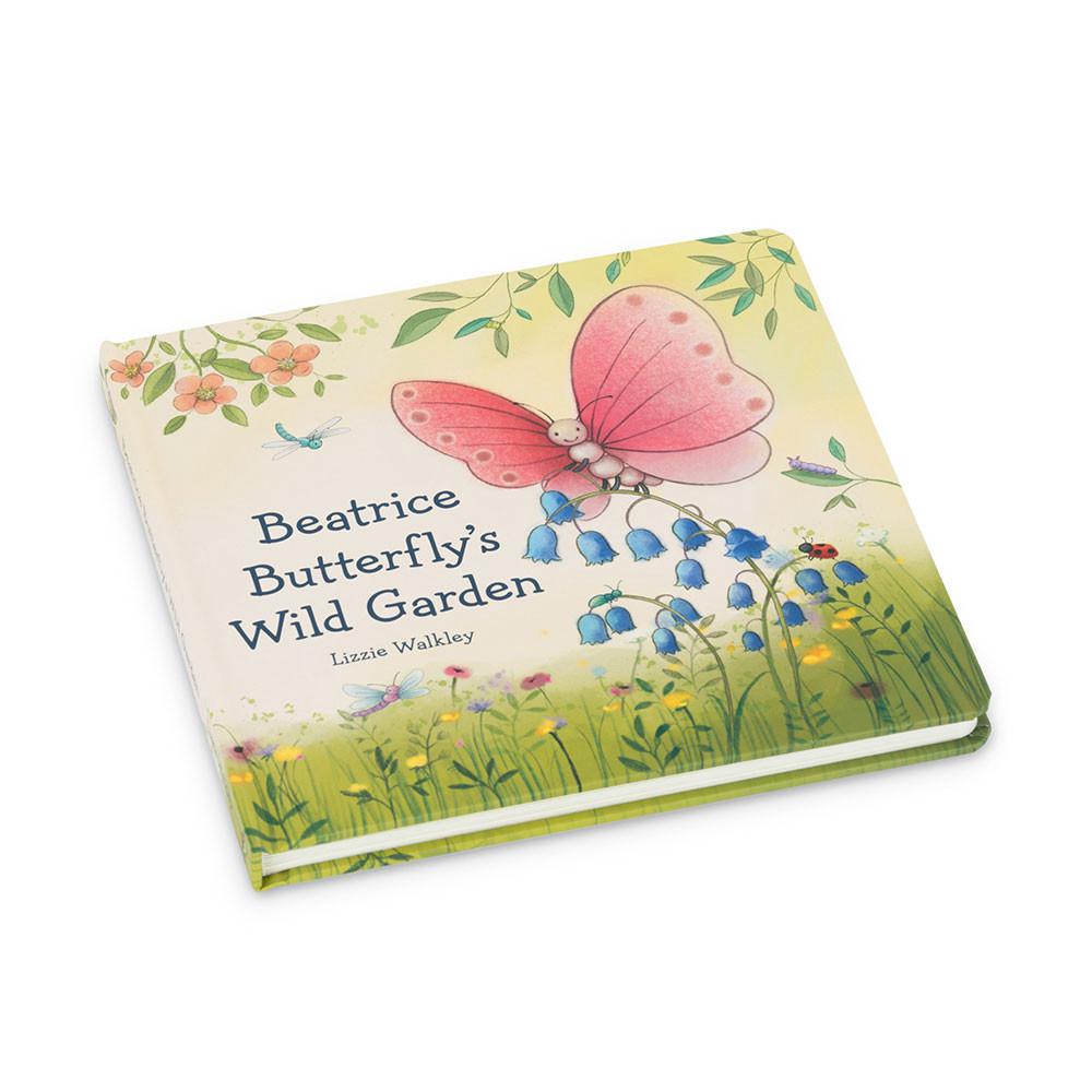 Jellycat Beatrice Butterfly's Wild Garden Book 21cm x 21cm x 2cm Baby & Books Rosa | Deutschland  350-TDGISY