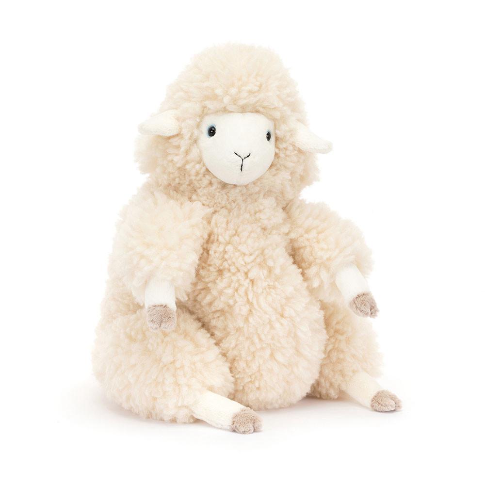 Jellycat Bibbly Bobbly Sheep 36cm x 22cm x 20cm Animals Weiß | Deutschland  201-VNQZFR