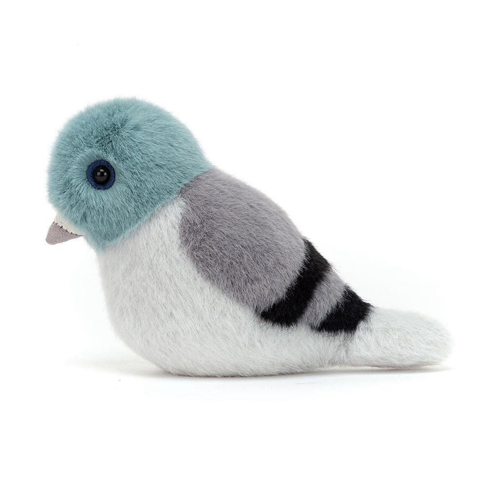 Jellycat Birdling Pigeon 10cm x 7cm x 9cm Animals Grau | Deutschland  621-EQRUIA
