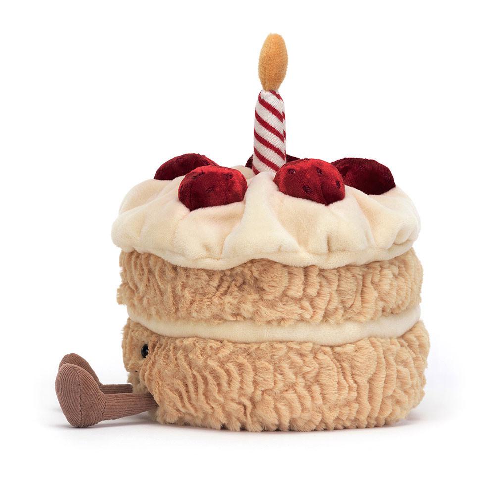 Jellycat Birthday Cake 16cm x 12cm x 12cm Amuseables Beige | Deutschland  976-WCNHYA