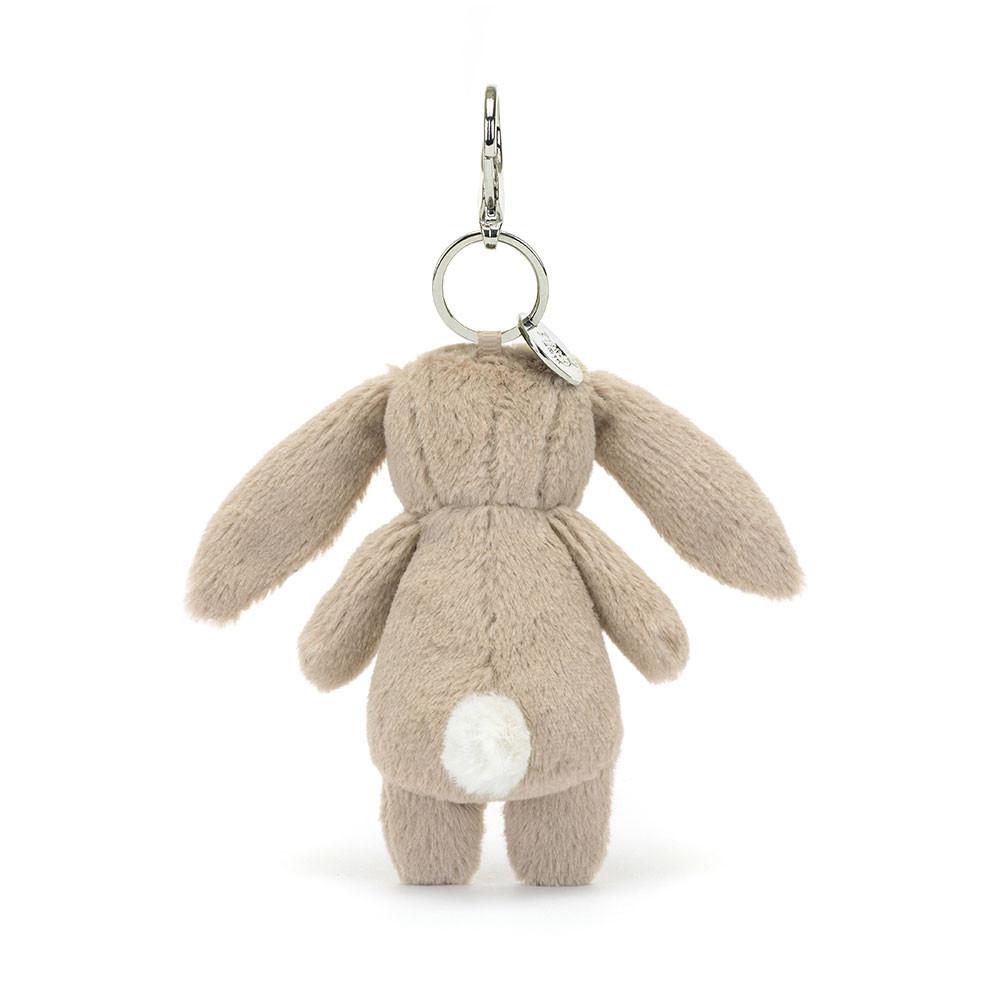 Jellycat Blossom Bunny 17cm x 4cm x 3cm Bag Charm Beige | Deutschland  651-XSMLTZ