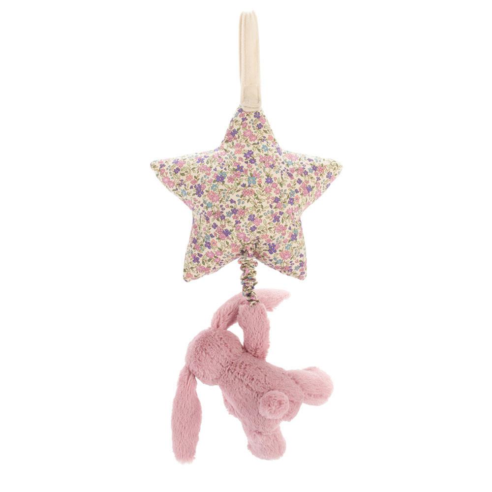 Jellycat Blossom Tulip Bunny Star Musical Pull 30cm x 19cm x 3cm Baby & Books Rosa | Deutschland  618-BLONPX