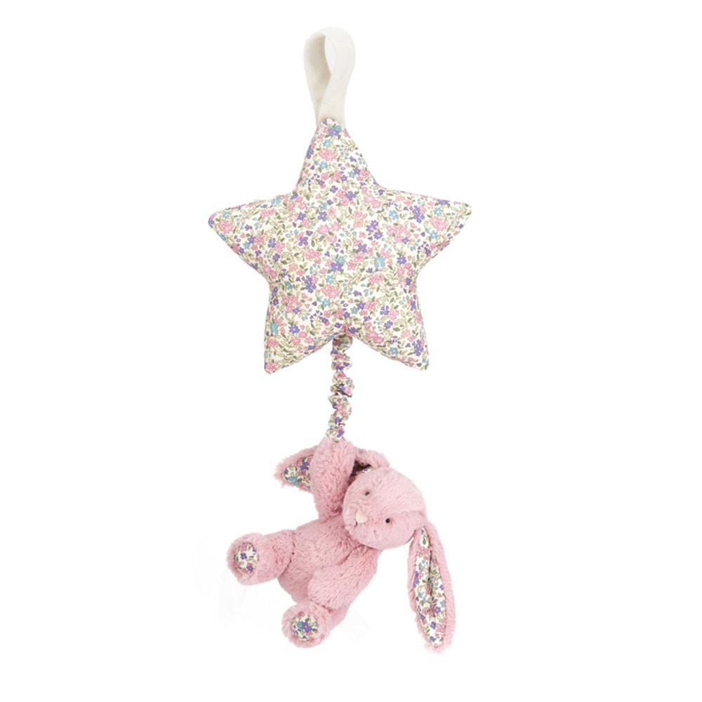 Jellycat Blossom Tulip Bunny Star Musical Pull 30cm x 19cm x 3cm Baby & Books Rosa | Deutschland  618-BLONPX