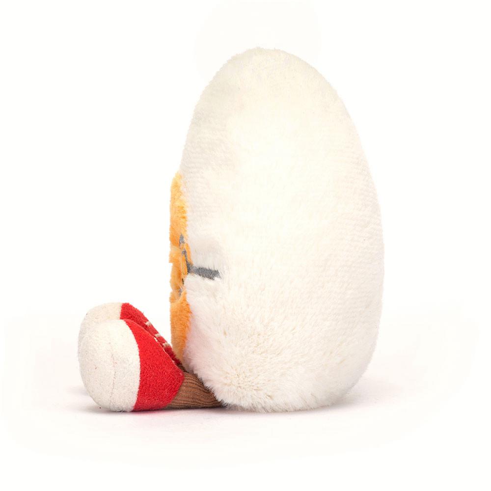 Jellycat Boiled Egg Geek 14cm x 9cm x 4cm Amuseables Weiß | Deutschland  201-EZTKIW