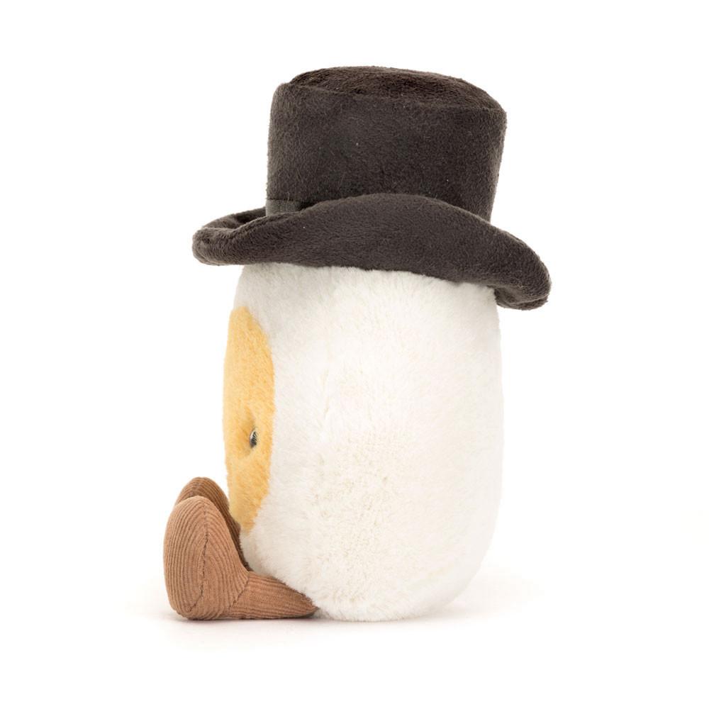 Jellycat Boiled Egg Groom 15cm x 9cm x 4cm Amuseables Weiß | Deutschland  928-FKYSNT