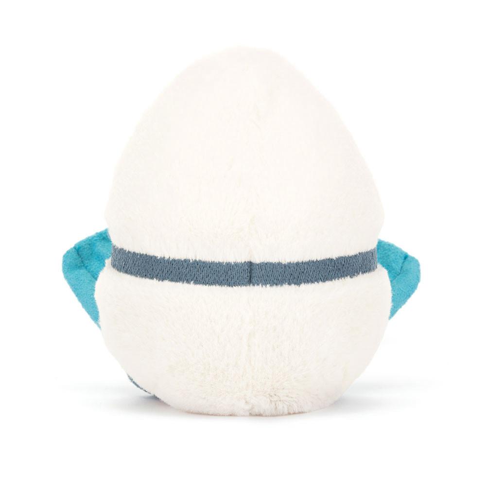 Jellycat Boiled Egg Scuba 14cm x 9cm x 4cm Amuseables Weiß | Deutschland  385-WSVJKR