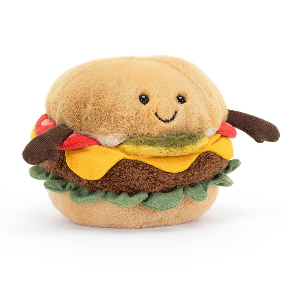 Jellycat Burger 12cm x 12cm x 11cm Amuseables Braun | Deutschland  546-ZSOLIE
