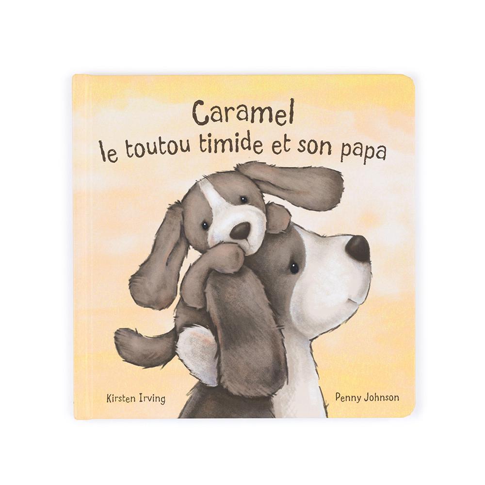 Jellycat Caramel Le Toutou Timide Et Son Papa Livre 21cm x 21cm x 2cm Baby & Books Braun | Deutschland  865-DBSWGM