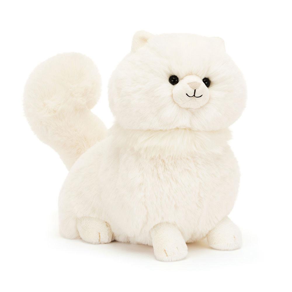 Jellycat Carissa Persian Cat 9.8in x 5.9in x 9.8in Animals Weiß | Deutschland  652-CXEDHP