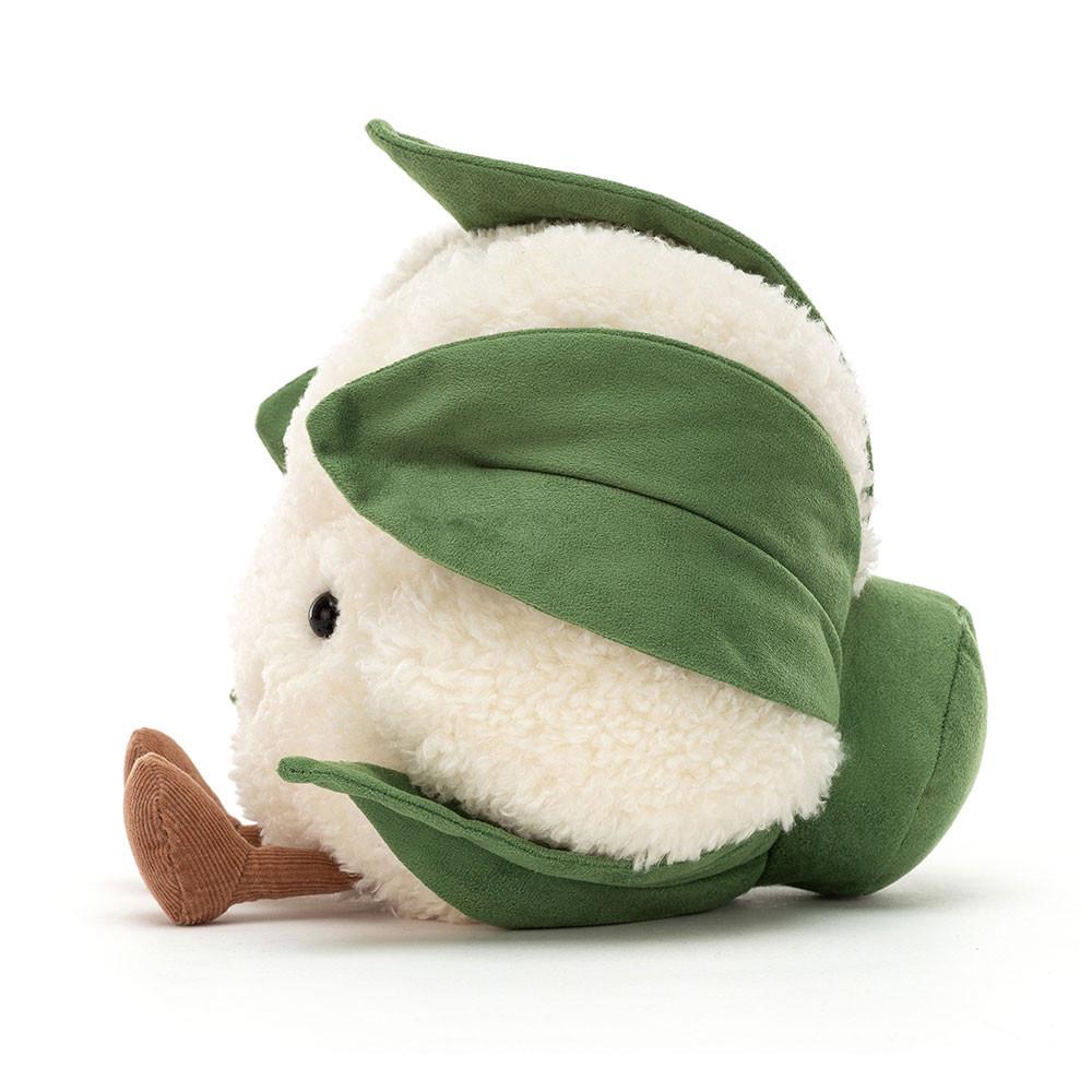 Jellycat Cauliflower 20cm x 17cm x 13cm Amuseables Weiß | Deutschland  243-DOYPFL