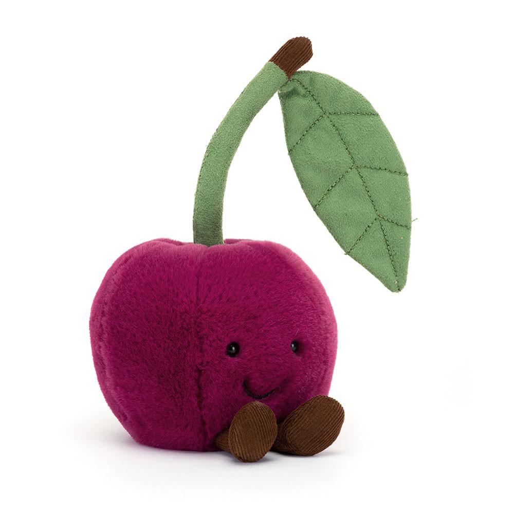 Jellycat Cherry 12cm x 10cm x 9cm Amuseables Rot | Deutschland  581-VCZSRJ