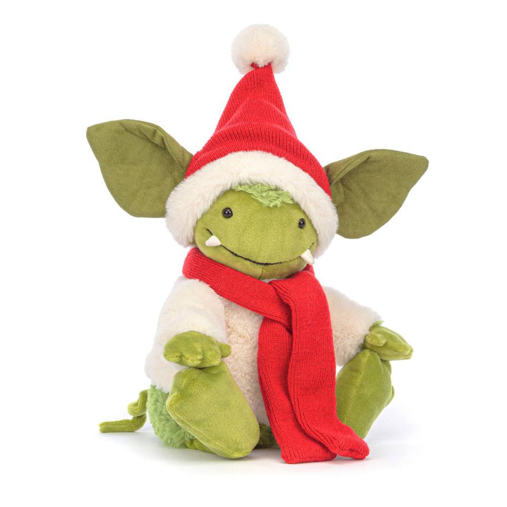 Jellycat Christmas Grizzo 30cm x 10cm x 9cm Animals Grün | Deutschland  895-UJAIWG