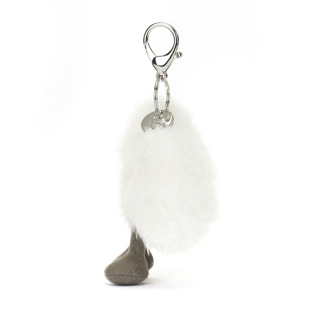 Jellycat Cloud 15cm x 13cm x 5cm Bag Charm Weiß | Deutschland  304-OREKAV