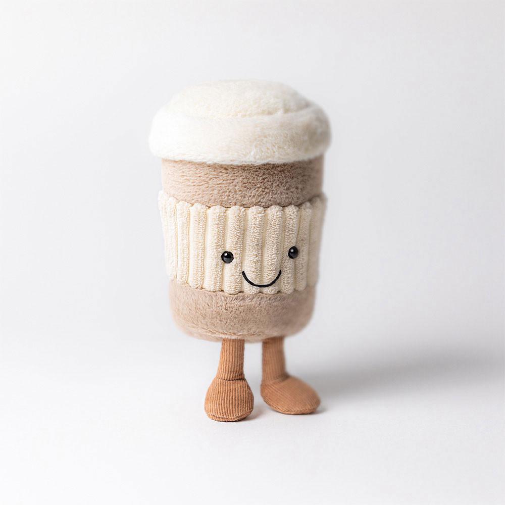 Jellycat Coffee-To-Go 16cm x 7cm x 7cm Amuseables Beige | Deutschland  713-XMPJKE