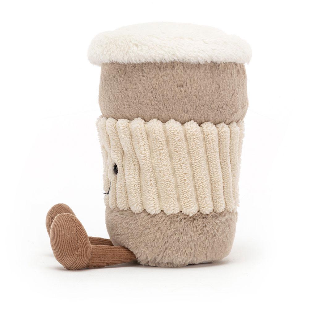 Jellycat Coffee-To-Go 16cm x 7cm x 7cm Amuseables Beige | Deutschland  713-XMPJKE