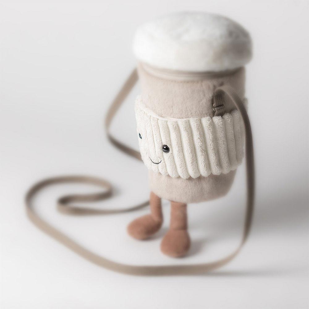 Jellycat Coffee-To-Go 20cm x 9cm x 9cm Tasche Beige | Deutschland  826-MCPDGT