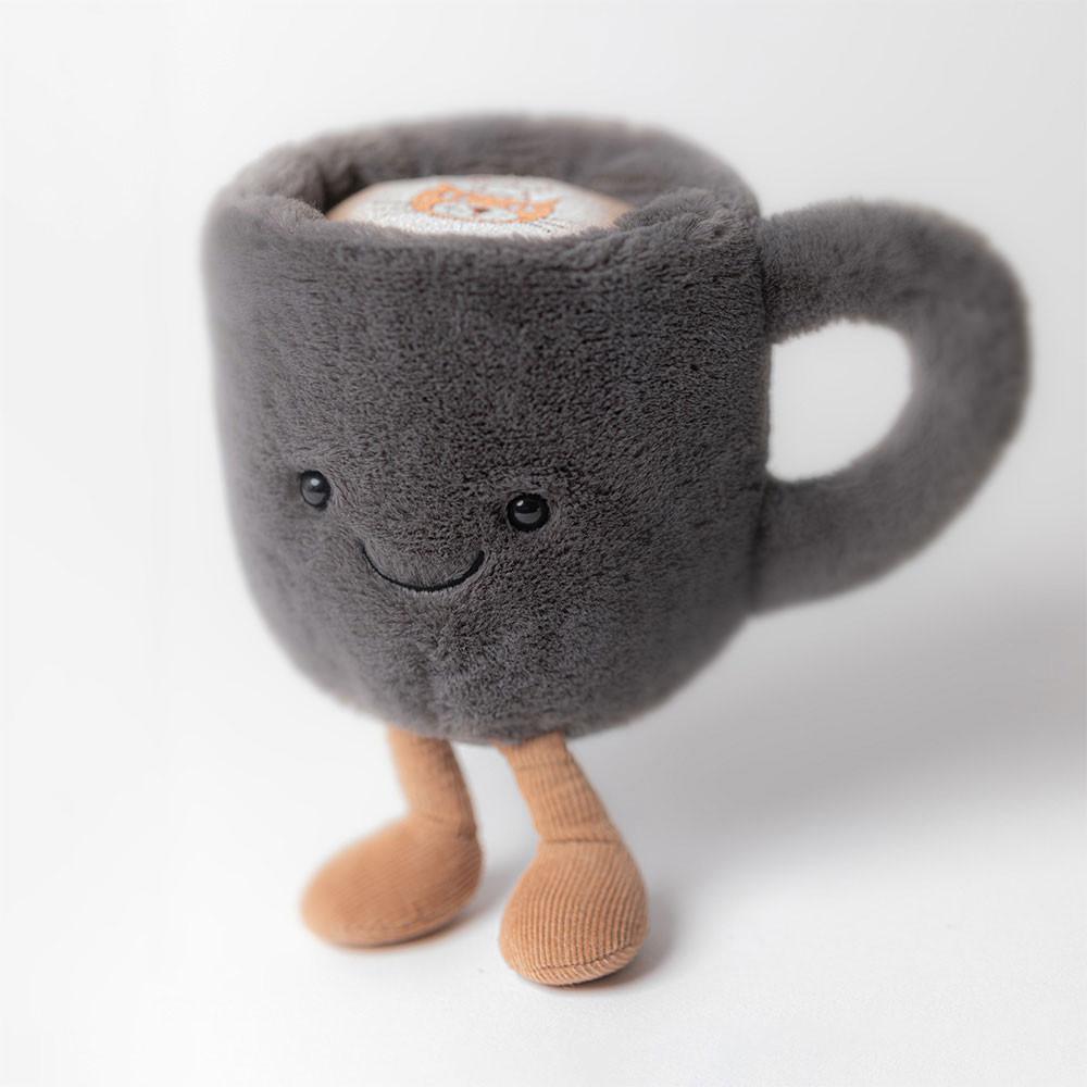 Jellycat Coffee Cup 14cm x 10cm x 9cm Amuseables Schwarz | Deutschland  873-IKVHGN