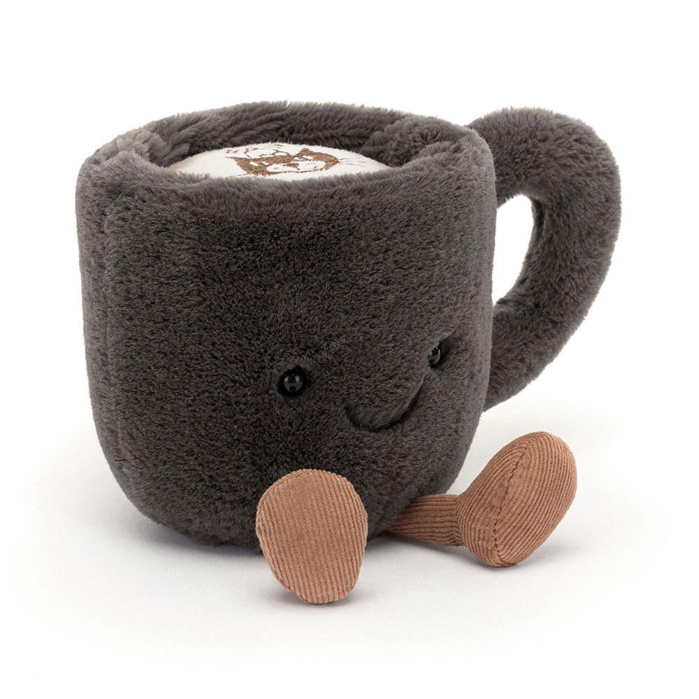 Jellycat Coffee Cup 14cm x 10cm x 9cm Amuseables Schwarz | Deutschland  873-IKVHGN