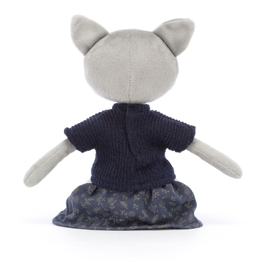 Jellycat Coquette Cutie Cat 9.4in x 2.4in x 1.6in Animals Grau | Deutschland  762-KBMWDS