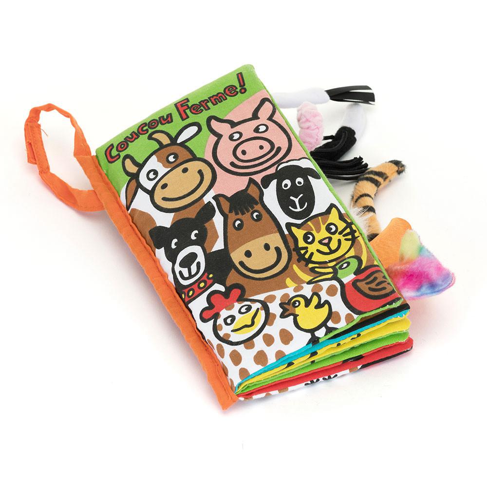 Jellycat Coucou Ferme 22cm x 13cm x 5cm Baby & Books Grün | Deutschland  046-BSDNOG