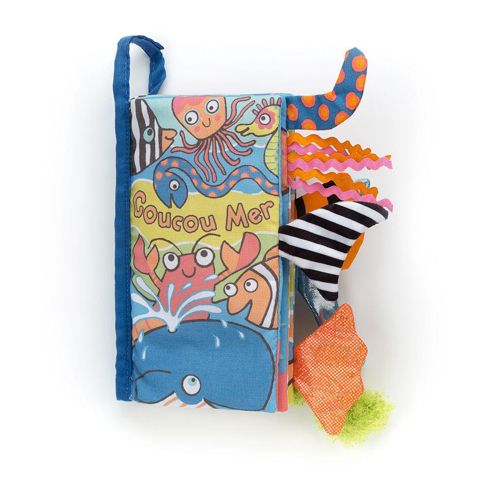 Jellycat Coucou Mer 22cm x 13cm x 5cm Baby & Books Blau | Deutschland  107-CKESLD
